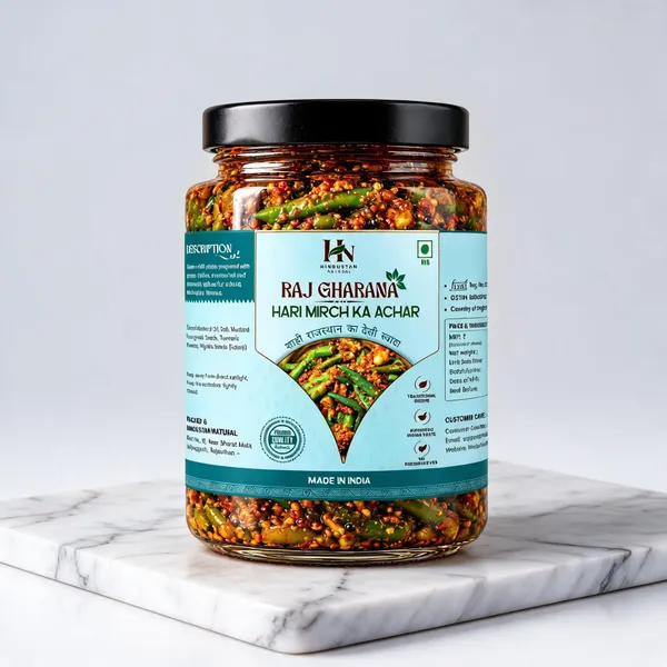 Natural_Raj_Gharana_Hari_Mirch_Ka_Achar_For_Eating
