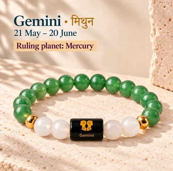Green_Gemini_Rashi_Zodiac_Bracelet