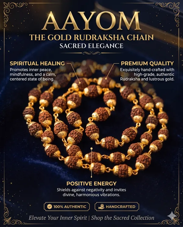 Golden_Black_Natural_Rudraksha_Chain