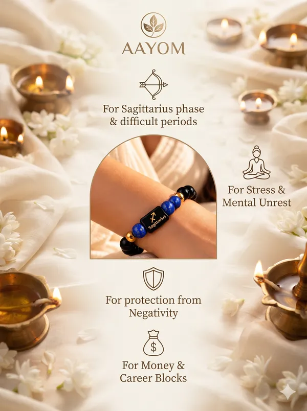 Black_Blue_Sagittarius_Rashi_Zodiac_Bracelet