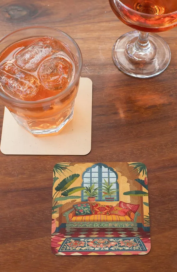 Indian_Art_Printed_Drink_Coasters_Set_Of_6_Square_Wooden_Tea_Coffee_Cup_Coasters_With_Cork_Backing_Table_Protector_For_Home_Kitchen_Dining_Table_Office_Housewarming_Gift