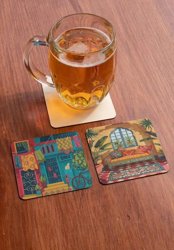 Indian_Art_Printed_Drink_Coasters_Set_Of_6_Square_Wooden_Tea_Coffee_Cup_Coasters_With_Cork_Backing_Table_Protector_For_Home_Kitchen_Dining_Table_Office_Housewarming_Gift