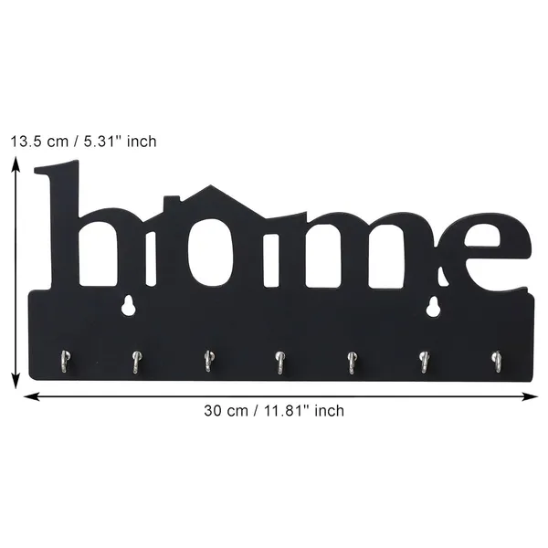 Premium_Home_Keys_Wooden_Key_Holder__Wood_7_Hook_Decorative_Items_For_Home_Decor_Black_Black