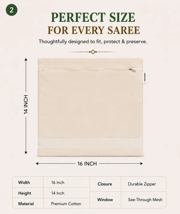 Ivory_Cotton_Zippered_Saree_Storage_Bag