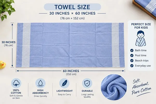 Multicolor_Cotton_Kids_Bath_Towel