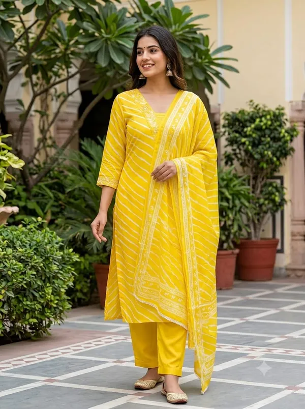 Yellow_Printed_Straight_Suit_Set_For_Women