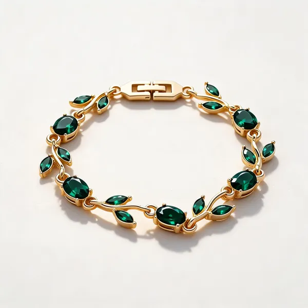 Gold_Steel_Tennis_Bracelet_For_Women