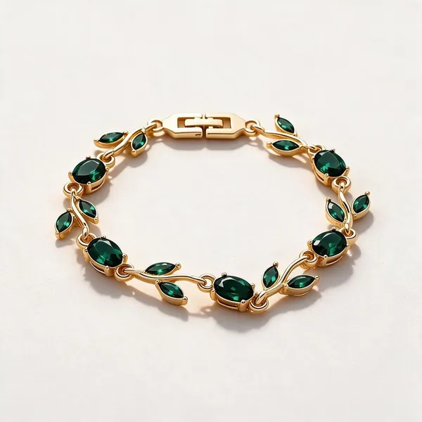 Gold_Steel_Tennis_Bracelet_For_Women