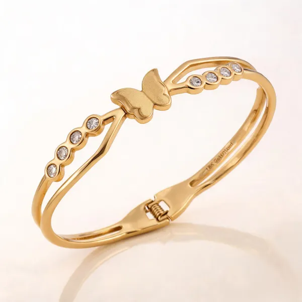 Gold_Stainless_Steel_Bangle_Bracelet_For_Women
