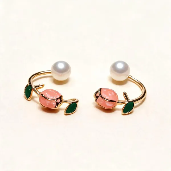 Pink_Alloy_Pearl_Stud_Earrings_For_Women