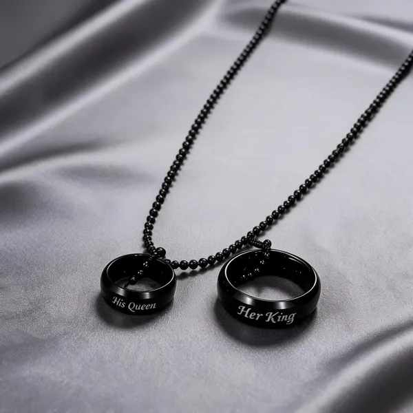 Black_Stainless_Steel_Couple_Jewelry_Set_For_Women