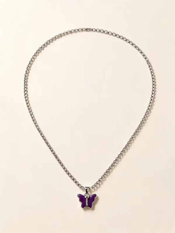 Silver_Stainless_Steel_Pendant_Necklace_For_Women