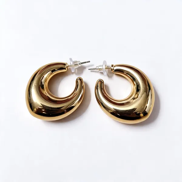 Gold_Stainless_Steel_Hoop_Earrings_For_Women