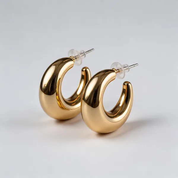 Gold_Stainless_Steel_Hoop_Earrings_For_Women