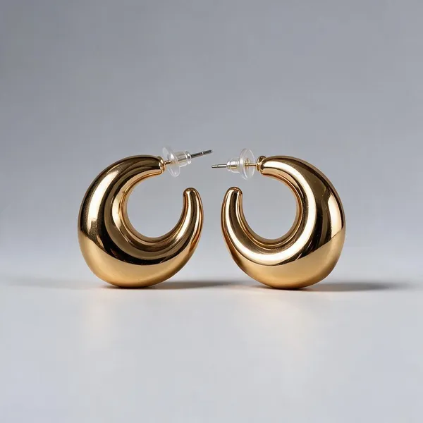 Gold_Stainless_Steel_Hoop_Earrings_For_Women