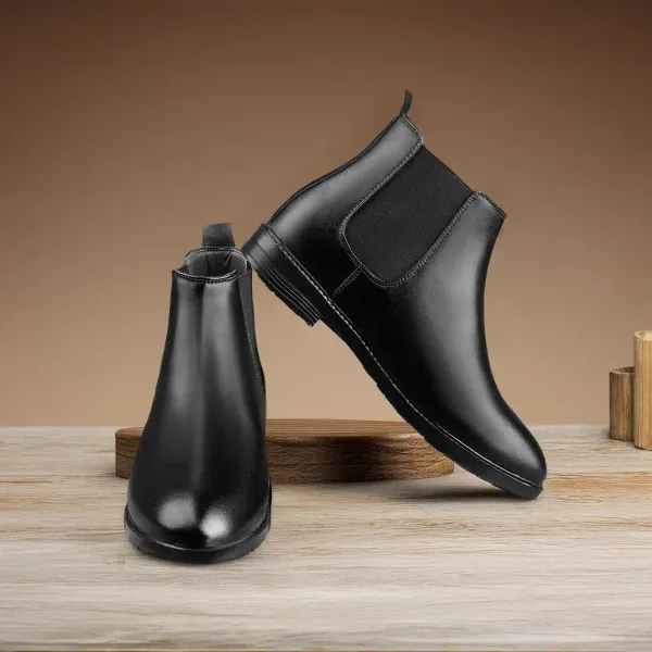 ERIX_Men's__Everyday_Use_Synthetic_Leather_chelsea_Boots_For_Men