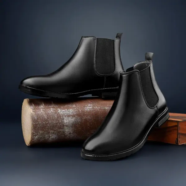 ERIX_Men's__Everyday_Use_Synthetic_Leather_chelsea_Boots_For_Men