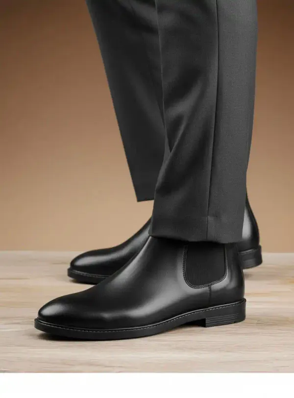 ERIX_Men's__Everyday_Use_Synthetic_Leather_chelsea_Boots_For_Men