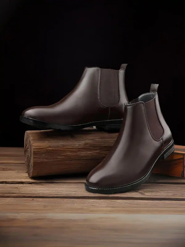 ERIX_Men's__Everyday_Use_Synthetic_Leather_chelsea_Boots_For_Men