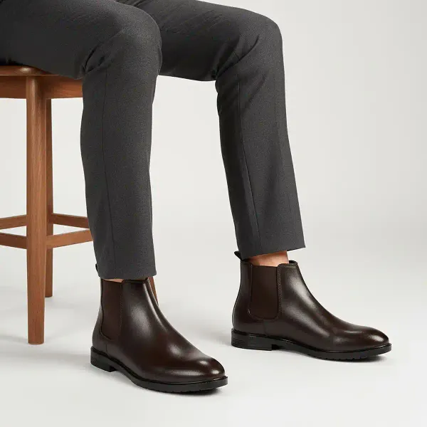 ERIX_Men's__Everyday_Use_Synthetic_Leather_chelsea_Boots_For_Men