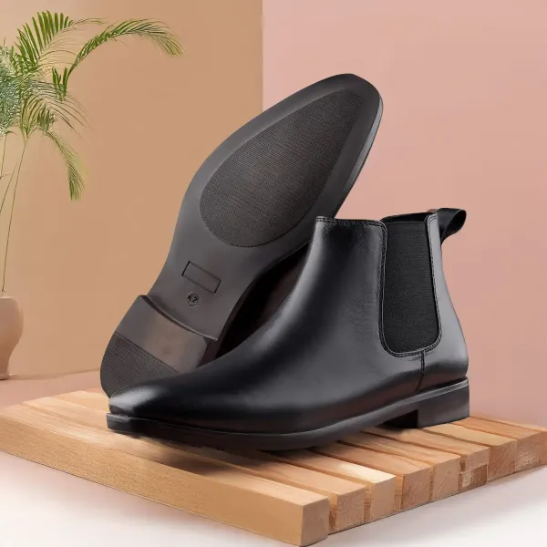 ERIX_Pure_Leather_Office_Wear__chelsea_Boots_For_Men