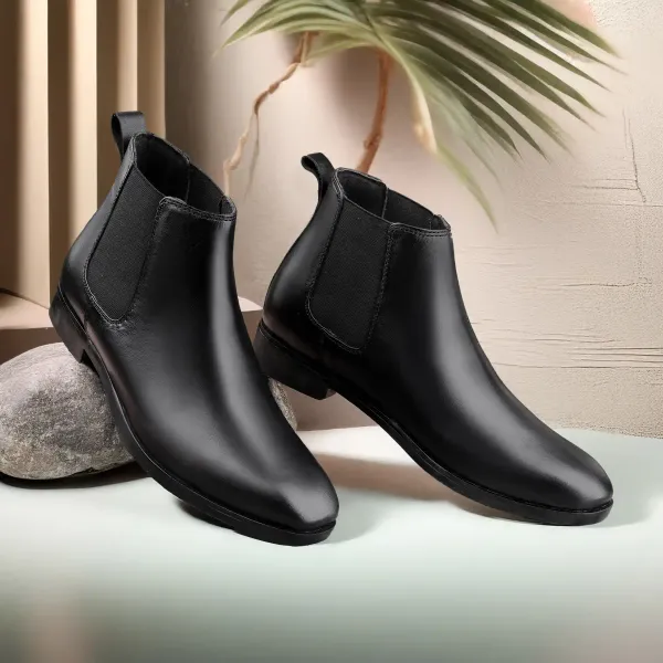 ERIX_Pure_Leather_Office_Wear__chelsea_Boots_For_Men