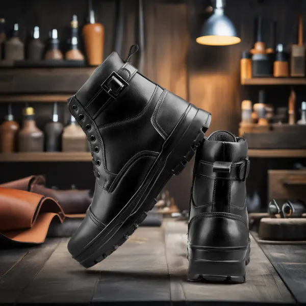 ERIX_High_Ankle_Zipper_Biker_Shoes_|_Trekking_|_Hikking_|_Stylish_Outdoor_Boots_Boots_For_Men