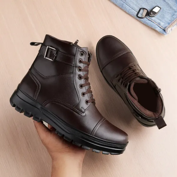 ERIX_High_Ankle_Zipper_Biker_Shoes_|_Trekking_|_Hikking_|_Stylish_Outdoor_Boots_Boots_For_Men