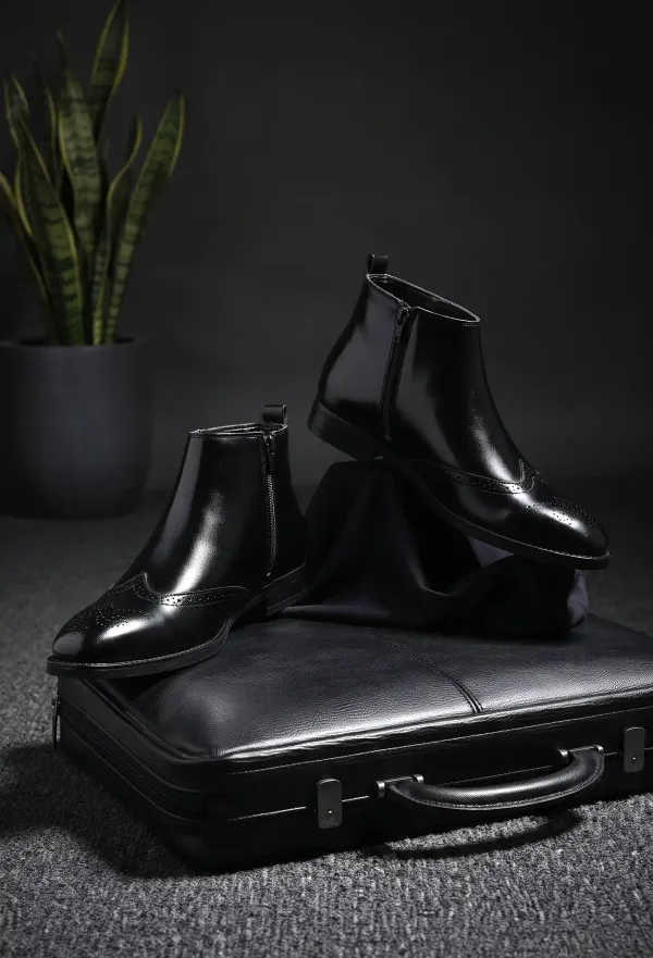 ERIX_Men'_Windsor_Brogue_classic_Wingtip_Chelsea_Boots_Boots_For_Men