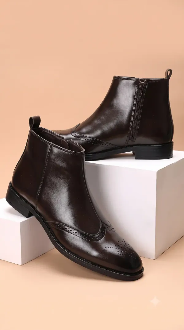 ERIX_Men'_Windsor_Brogue_classic_Wingtip_Chelsea_Boots_Boots_For_Men