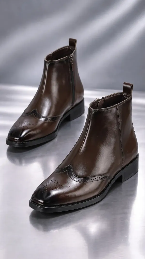 ERIX_Men'_Windsor_Brogue_classic_Wingtip_Chelsea_Boots_Boots_For_Men
