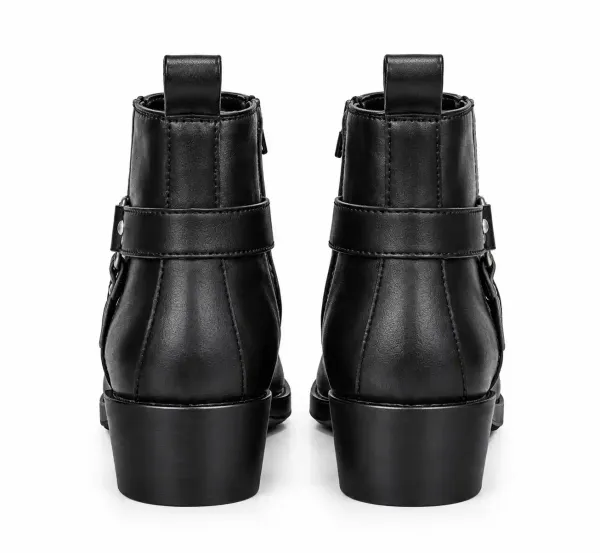 ERIX_Men's_Premium_Cuban_Heel_Side_Zip_Urben_Buckle_Strap_Chelsea_Boots_For_Men