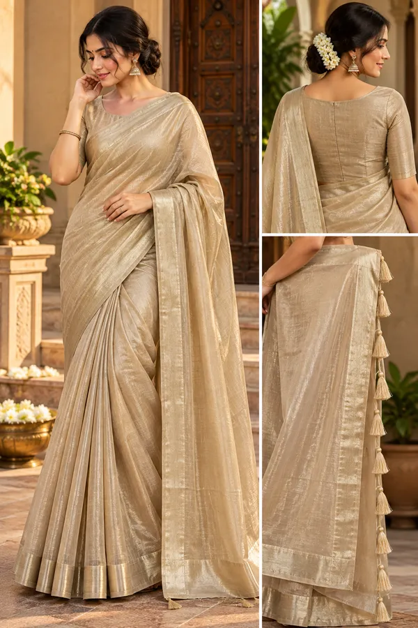 Beige_Silk_Blend_Saree_for_Women