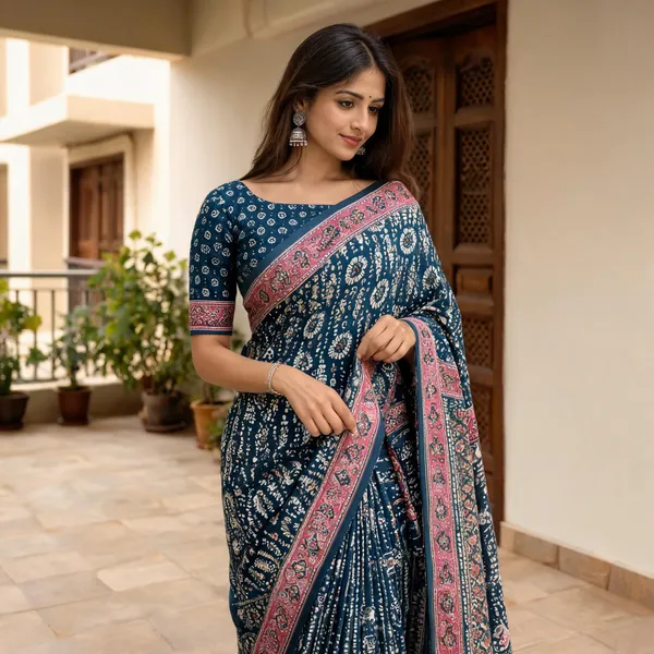 Neelora_Mirror_silk_saree
