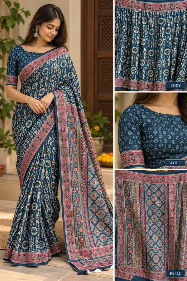 Neelora_Mirror_silk_saree