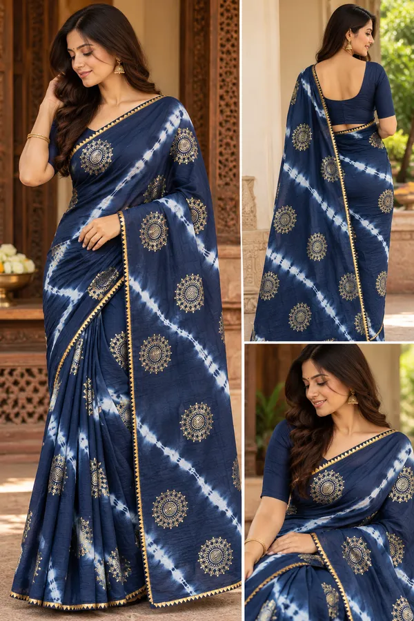 Neel_bandhej_Saree_for_Women