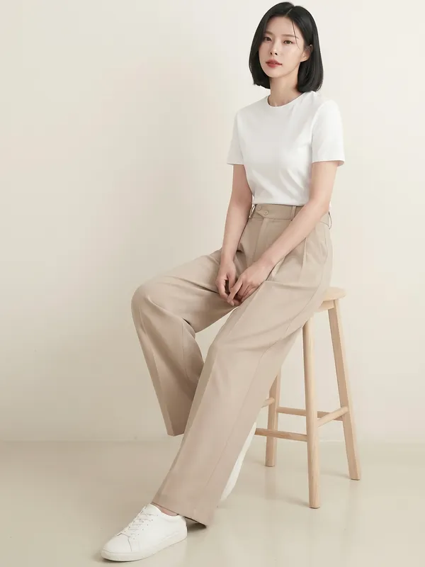 Beige_Imported_Korean_Fabric_(Lachko_Korean)_Korean_Pant_For_Women
