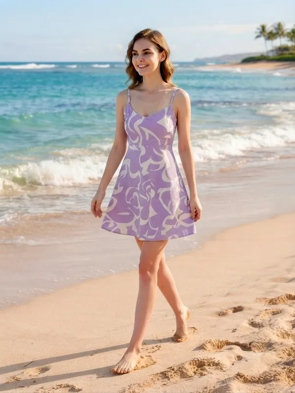 Lavender_Cotton_One_Piece_For_Women