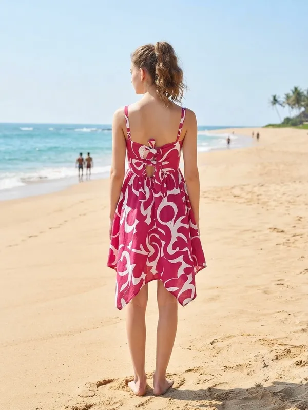 Pink_Cotton_One_Piece_For_Women