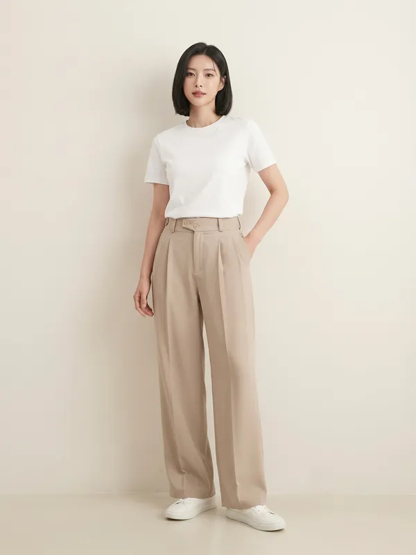 Beige_Imported_Korean_Fabric_(Lachko_Korean)_Korean_Pant_For_Women