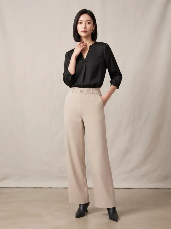 Beige_Imported_Korean_Fabric_(Lachko_Korean)_Korean_Pant_For_Women