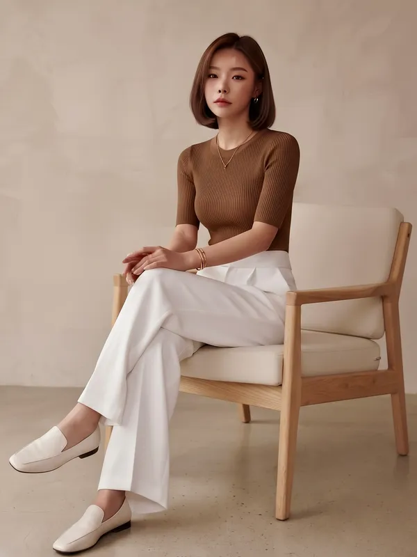 White_Imported_Korean_Fabric_(Lachko_Korean)_Korean_Pant_For_Women