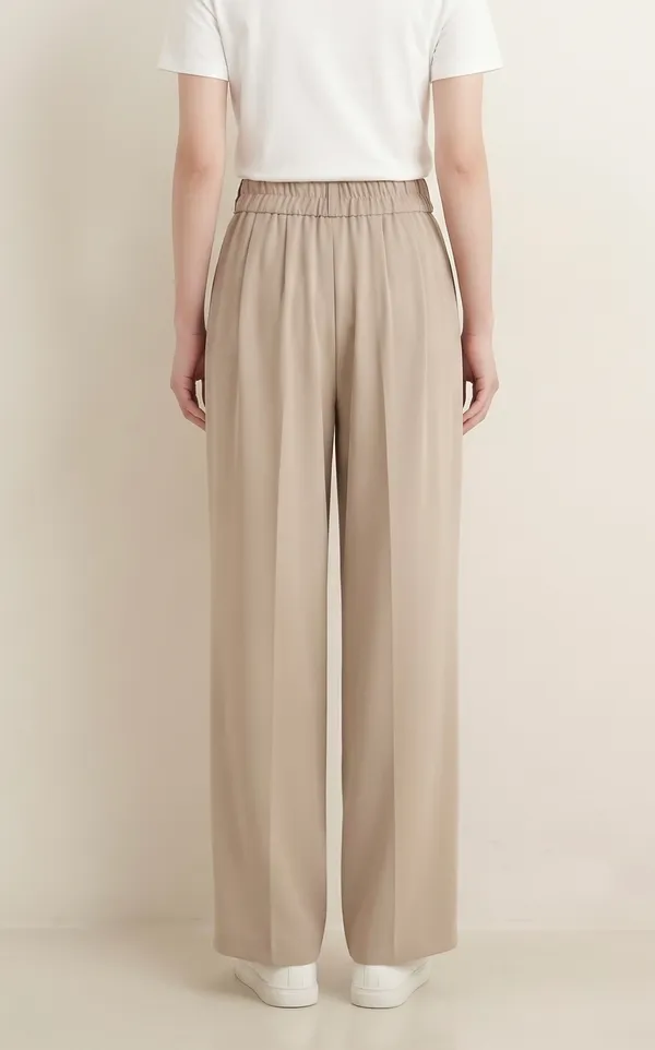 Beige_Imported_Korean_Fabric_(Lachko_Korean)_Korean_Pant_For_Women