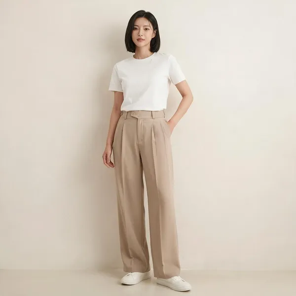 Beige_Imported_Korean_Fabric_(Lachko_Korean)_Korean_Pant_For_Women
