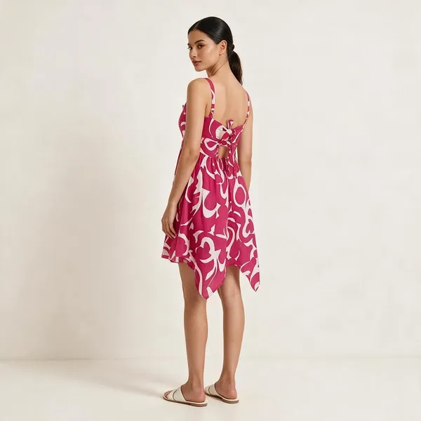 Pink_Cotton_One_Piece_For_Women