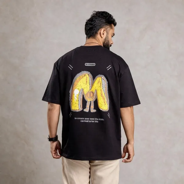Black_Premium_Cotton_Fabric_T_Shirt_For_Men