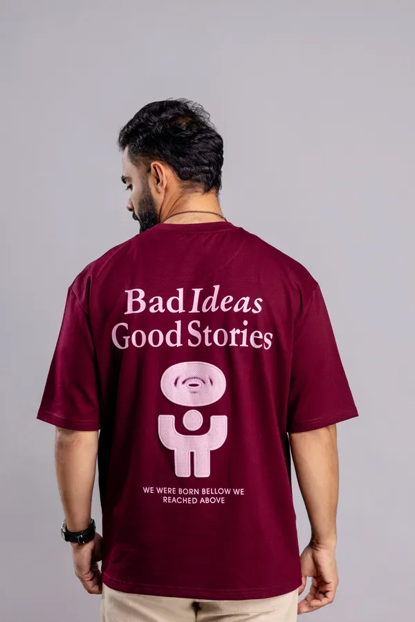 Maroon_Premium_Cotton_Fabric_T_Shirt_For_Men