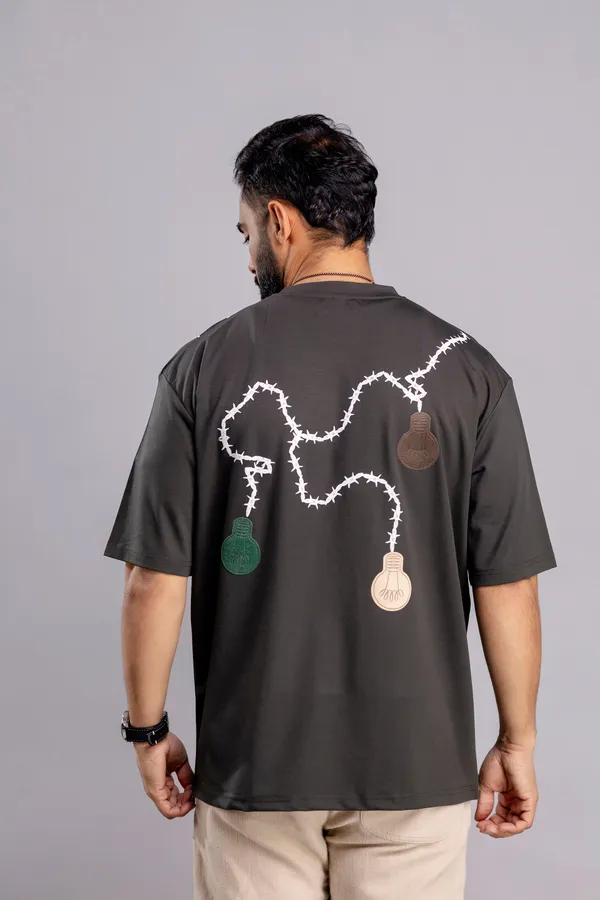 Brown_Imported_Tencil_Febric_T_Shirt_For_Men