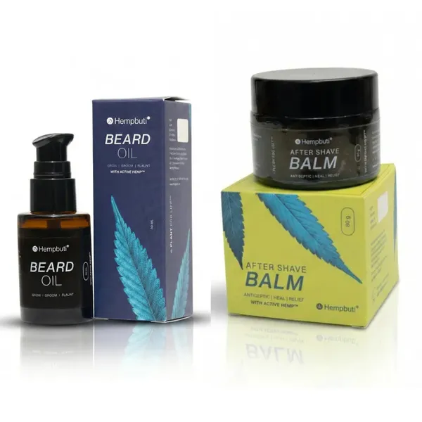 Hemp_Grooming_Combo_For_Men_-_Beard_Oil_30ml_+_After_Shave_Balm_50g