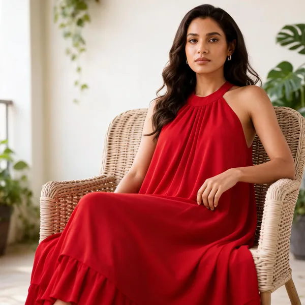 Red_Rayon_Linen_Halter_Neck_Maxi_Dress_For_Women